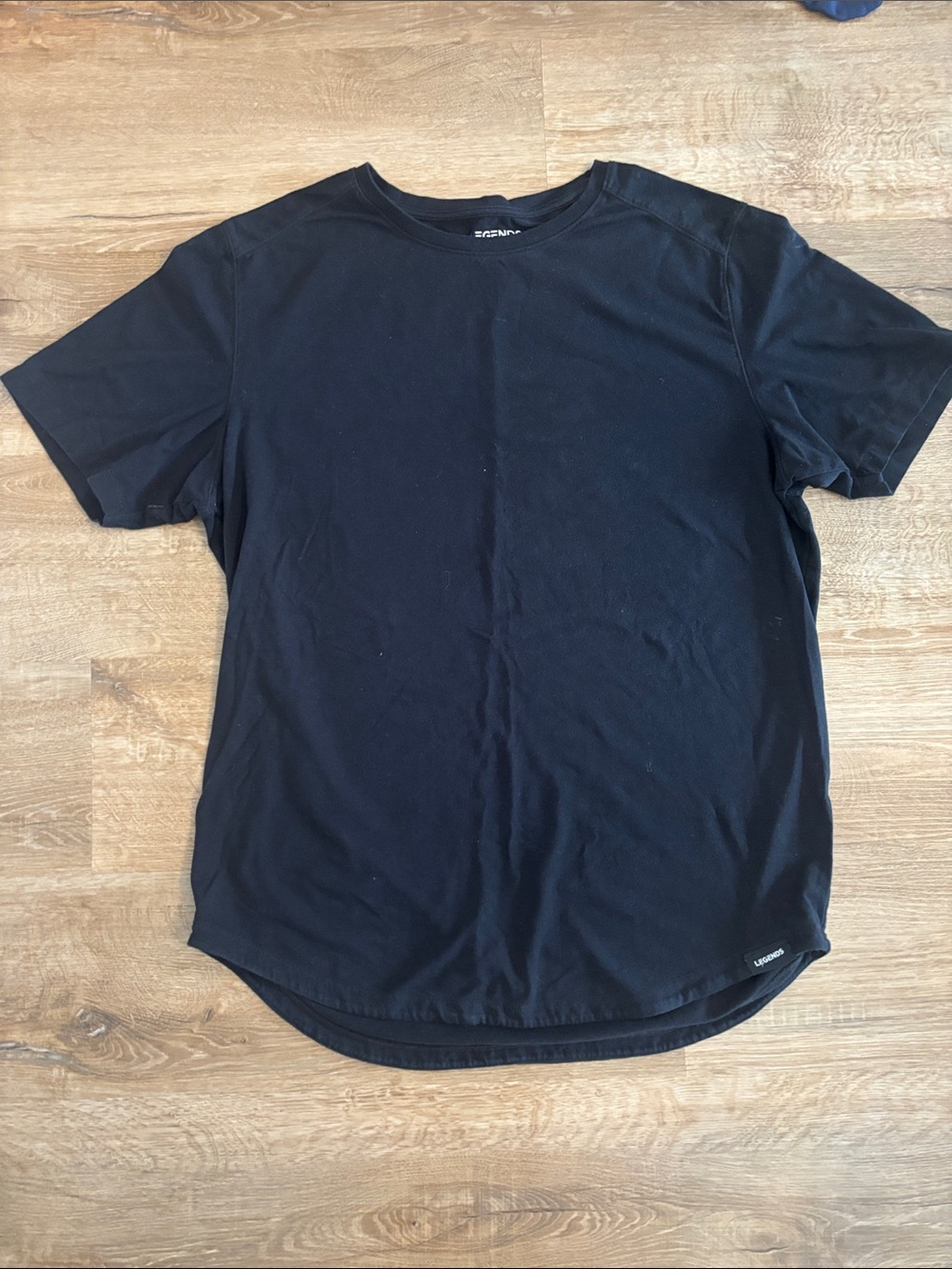 Men's Black Crew Short Sleeve Tee by LEGEND